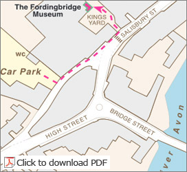 Fordingbridge Museum Location Map