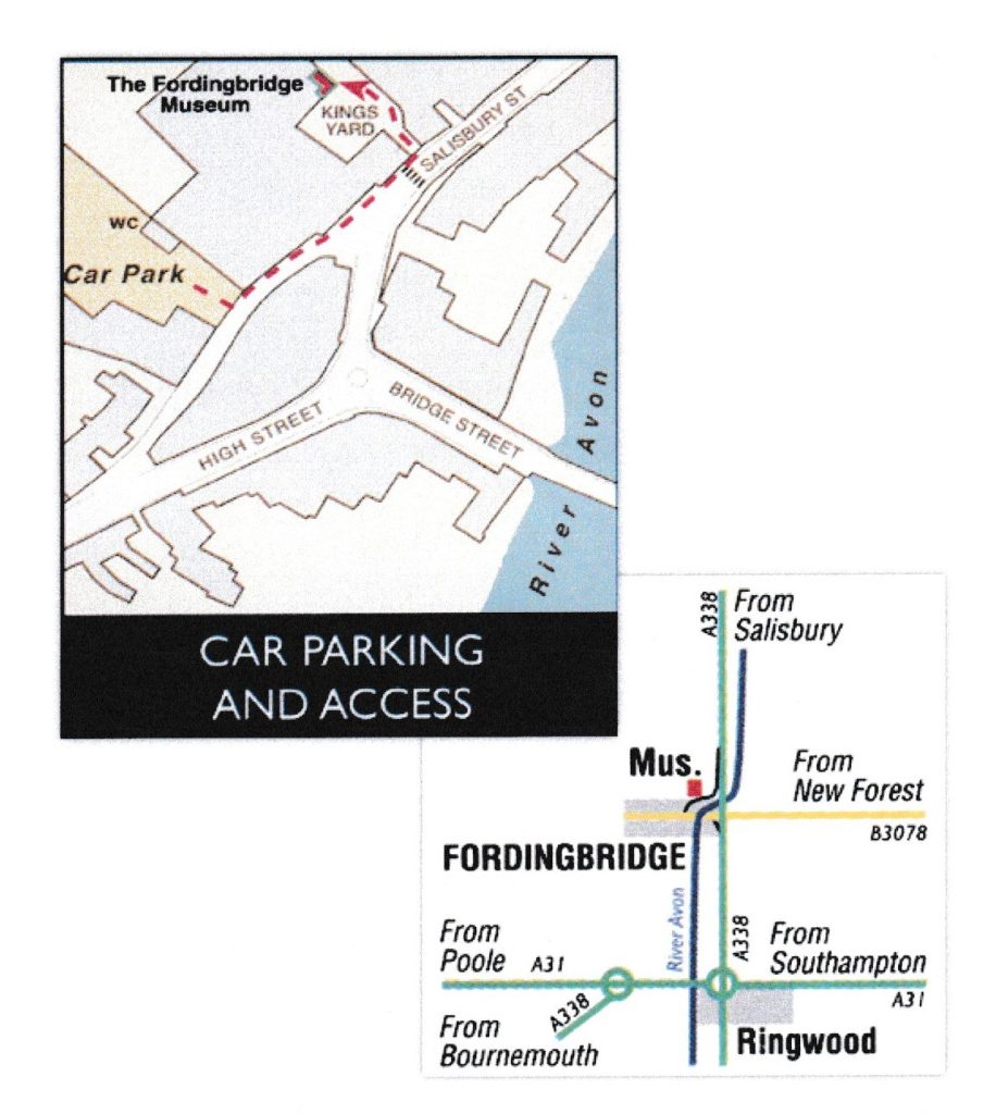 Map giving Fordingbridge Museum location