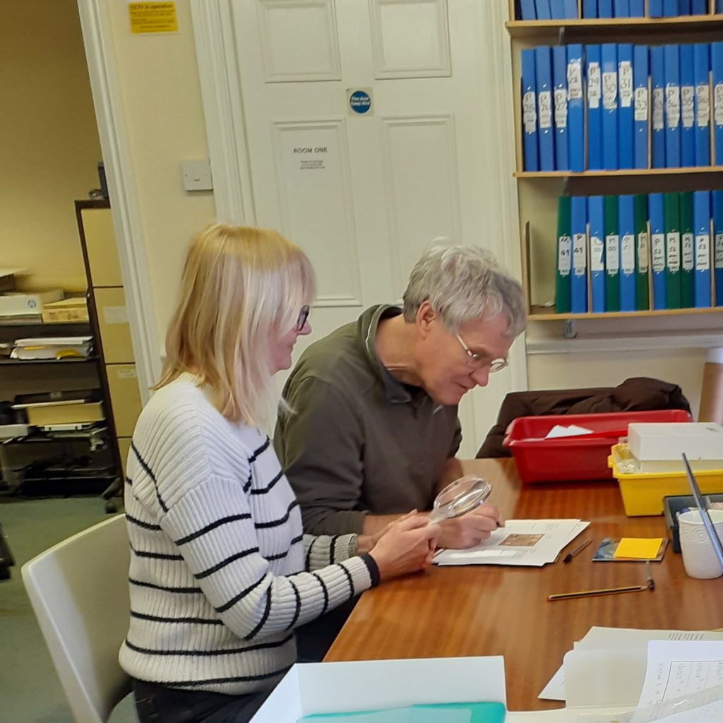 Volunteers from the photographic team at Fordingbridge Museum